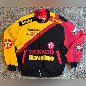 Vintage Jeff Hamilton Texaco Havoline Robert Yates NASCAR Jacket. XL